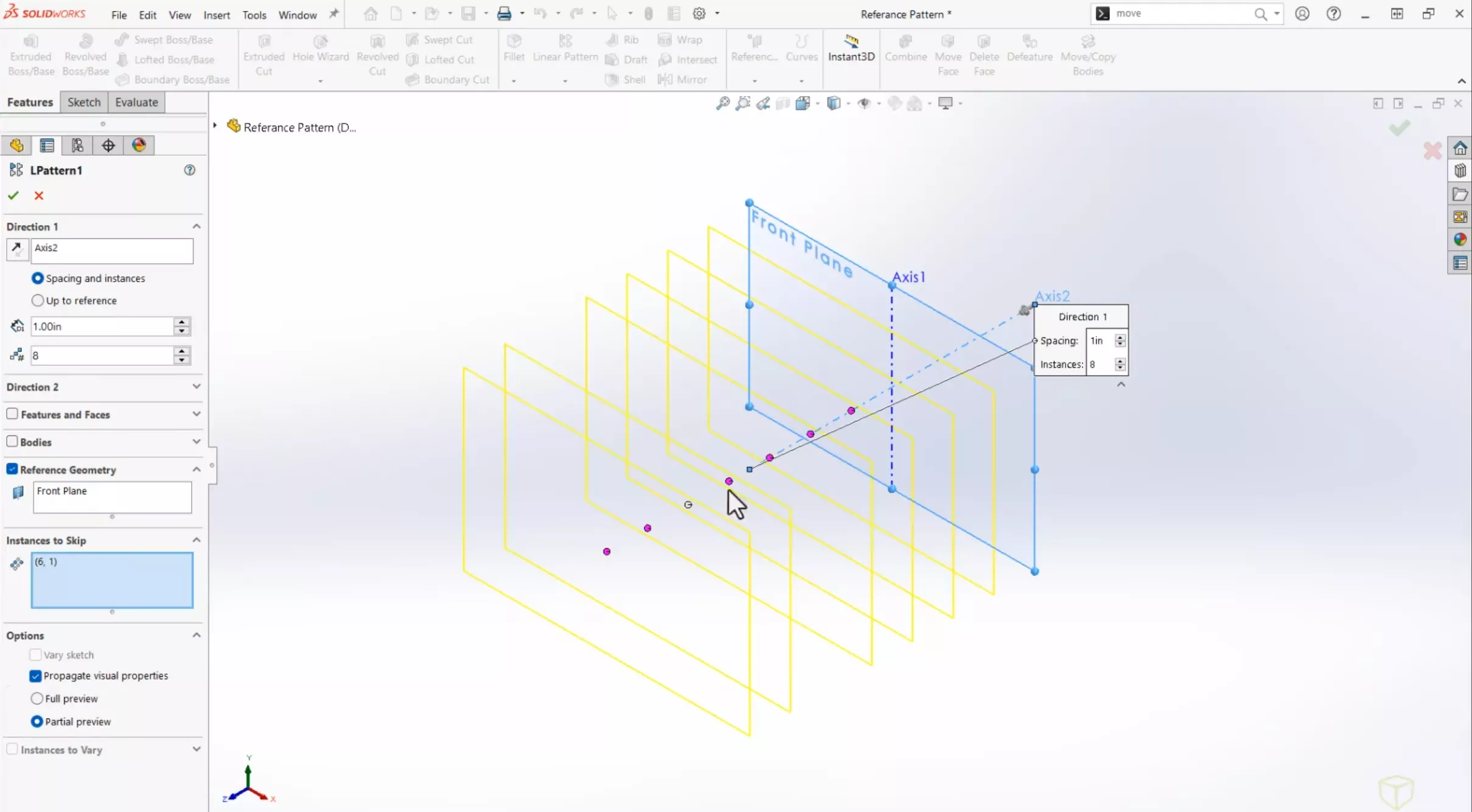 SOLIDWORKS 2025 Reference Geometry Updates