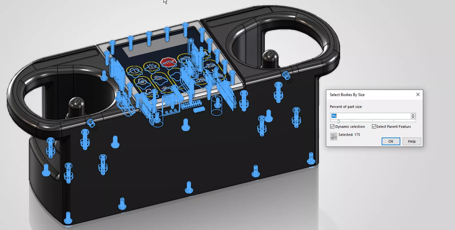 SOLIDWORKS 2026 Dynamic Selection and Select Parent Feature