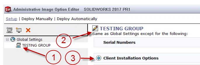 solidworks admin image option editor