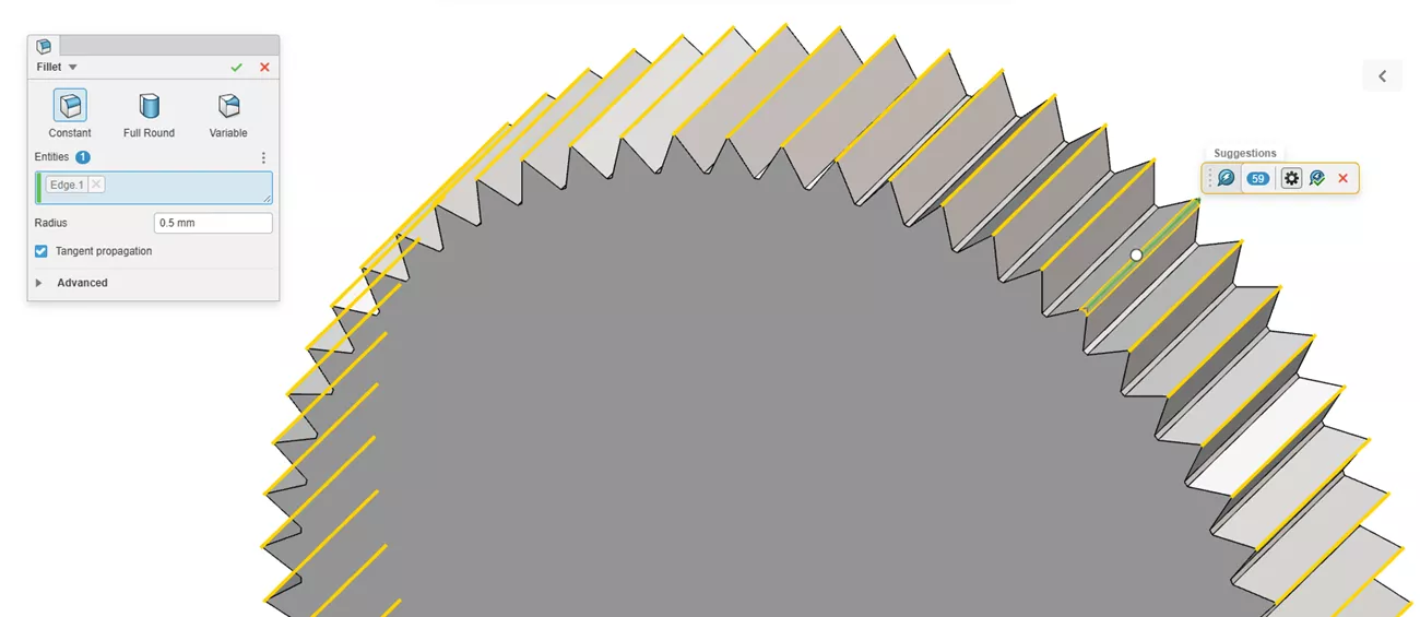 SOLIDWORKS AI Selection Helper Tool