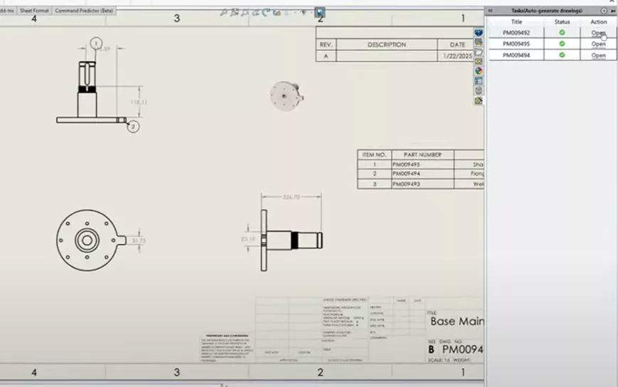 Auto Generate Drawings