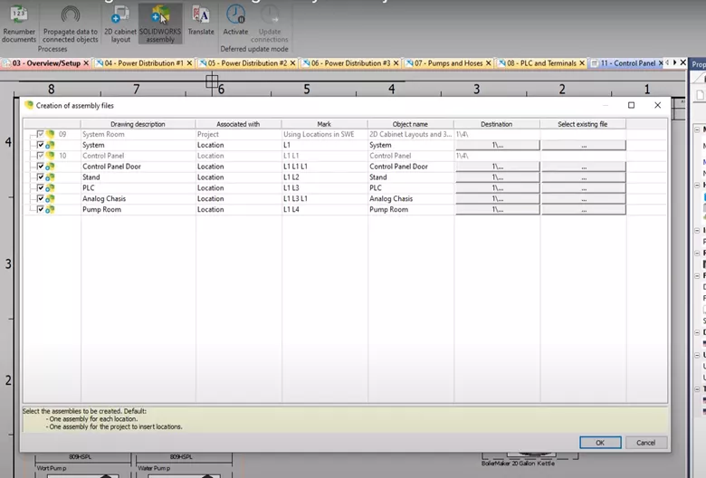 SOLIDWORKS Assemblies Organized By Location