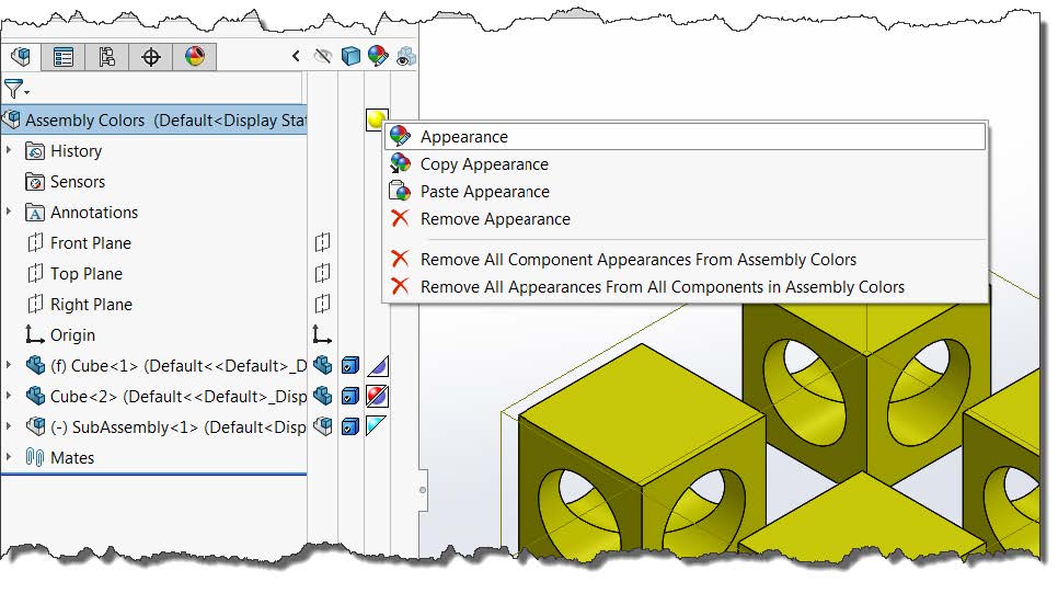 solidworks ansi 61 color library download