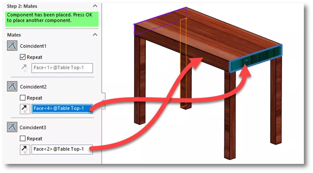 SOLIDWORKS Assembly Tutorial Using a Table Model 