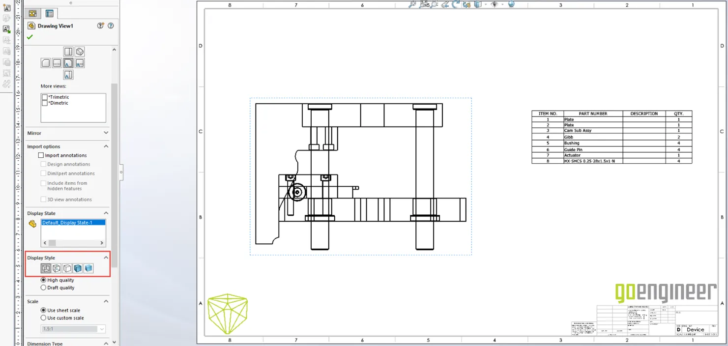 Auto-ballooning Hidden Components in SOLIDWORKS