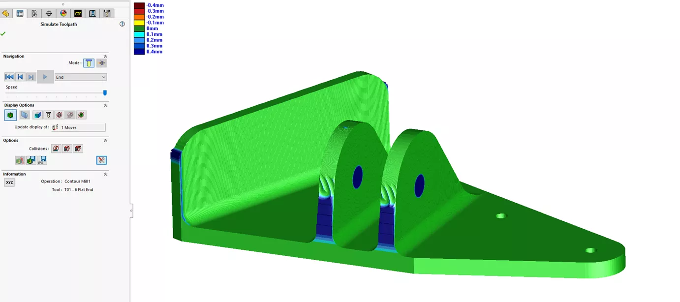 SOLIDWORKS Simulate Toolpath 