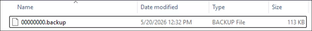SOLIDWORKS Backup File Naming Example
