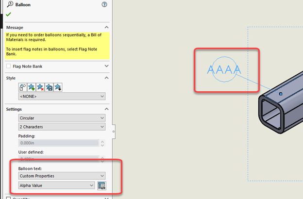 Linking A Custom Cut List Property To A Solidworks Drawing Balloon Goengineer Linking A Custom Cut List Property To A Solidworks Drawing Balloon Goengineer