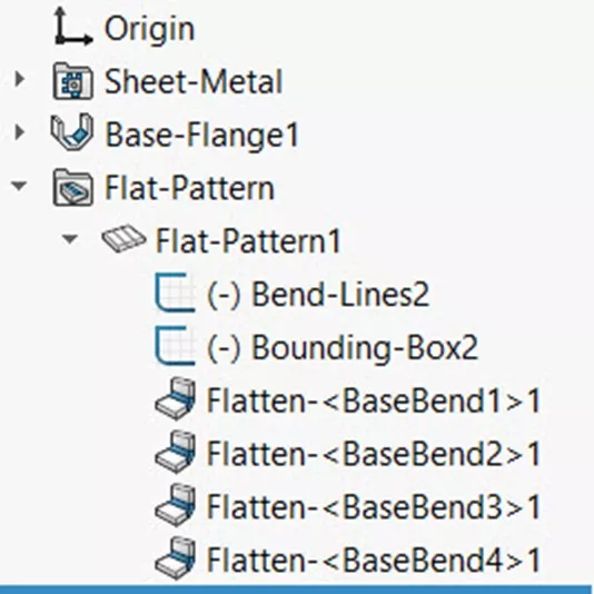 Where to Find Bend Lines in SOLIDWORKS