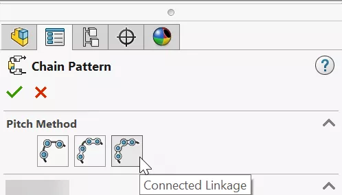 Connected Linkage Option in SOLIDWORKS 