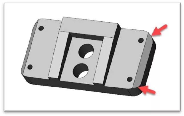 Example of Chamfer/Fillets in SOLIDWORKS