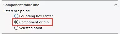 Component Origin Option SOLIDWORKS