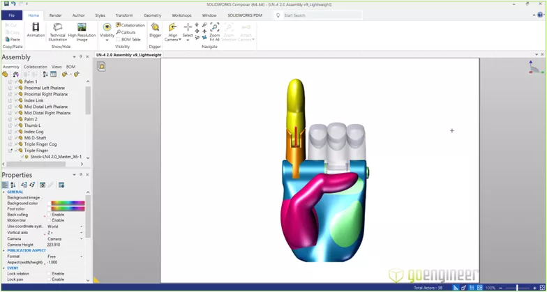  SOLIDWORKS Composer Assembly Model 