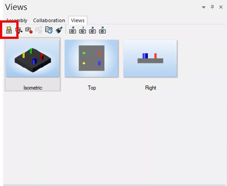 Isometric Camera View Option in SOLIDWORKS Composer