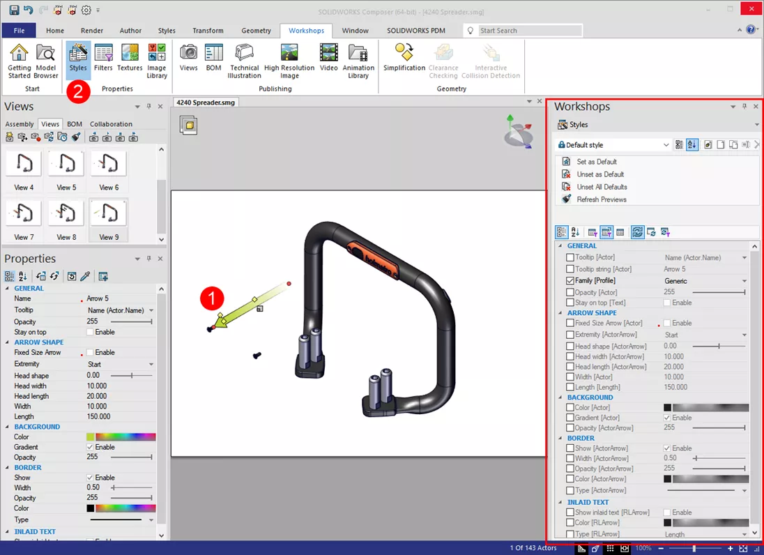SOLIDWORKS Composer Styles Workshop