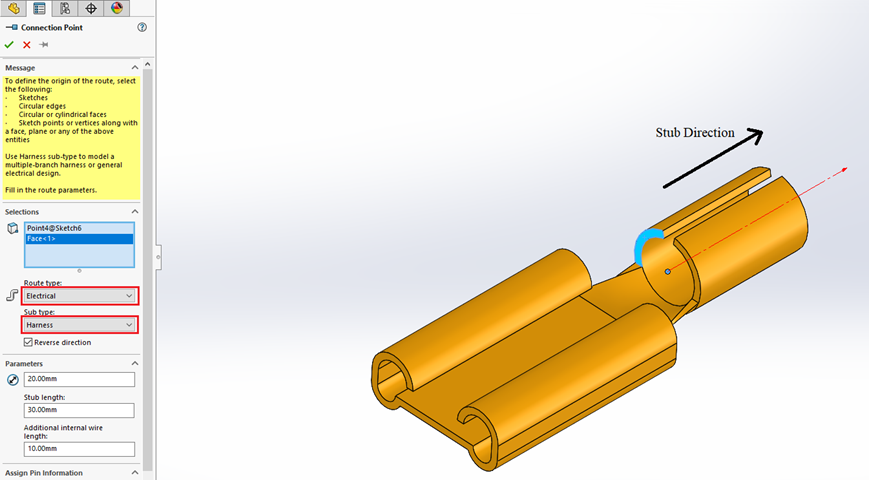 Create Custom SOLIDWORKS Electrical Routing Component | GoEngineer