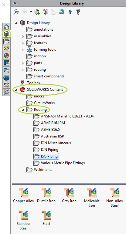 solidworks routing components download