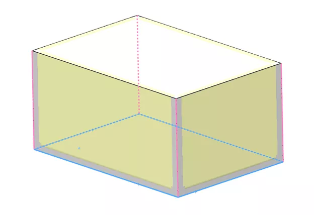 SOLIDWORKS Convert to Sheet Metal Command Example 