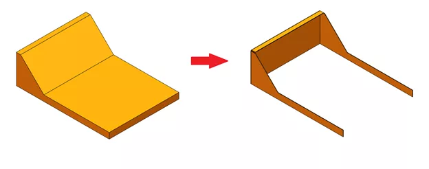 SOLIDWORKS Convert to Sheet Metal Command Explained