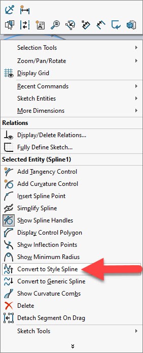 SOLIDWORKS Tutorial: Edit, Create, & Convert Style Splines | GoEngineer