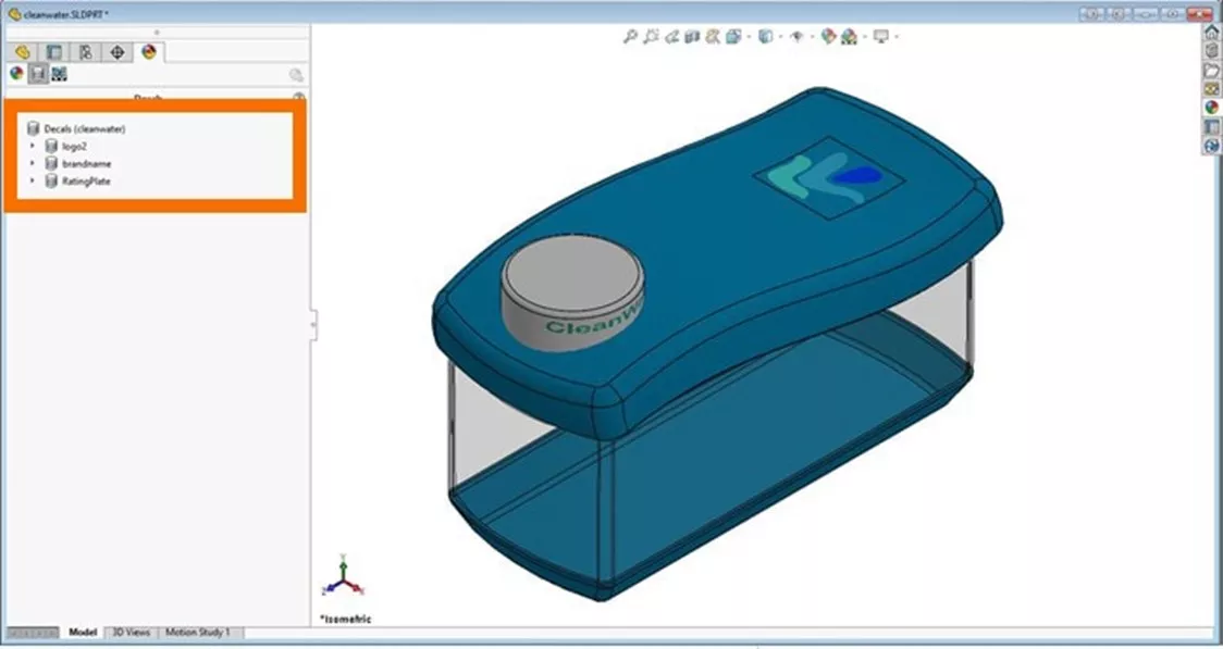 SOLIDWORKS Decals from Scratch Tutorial