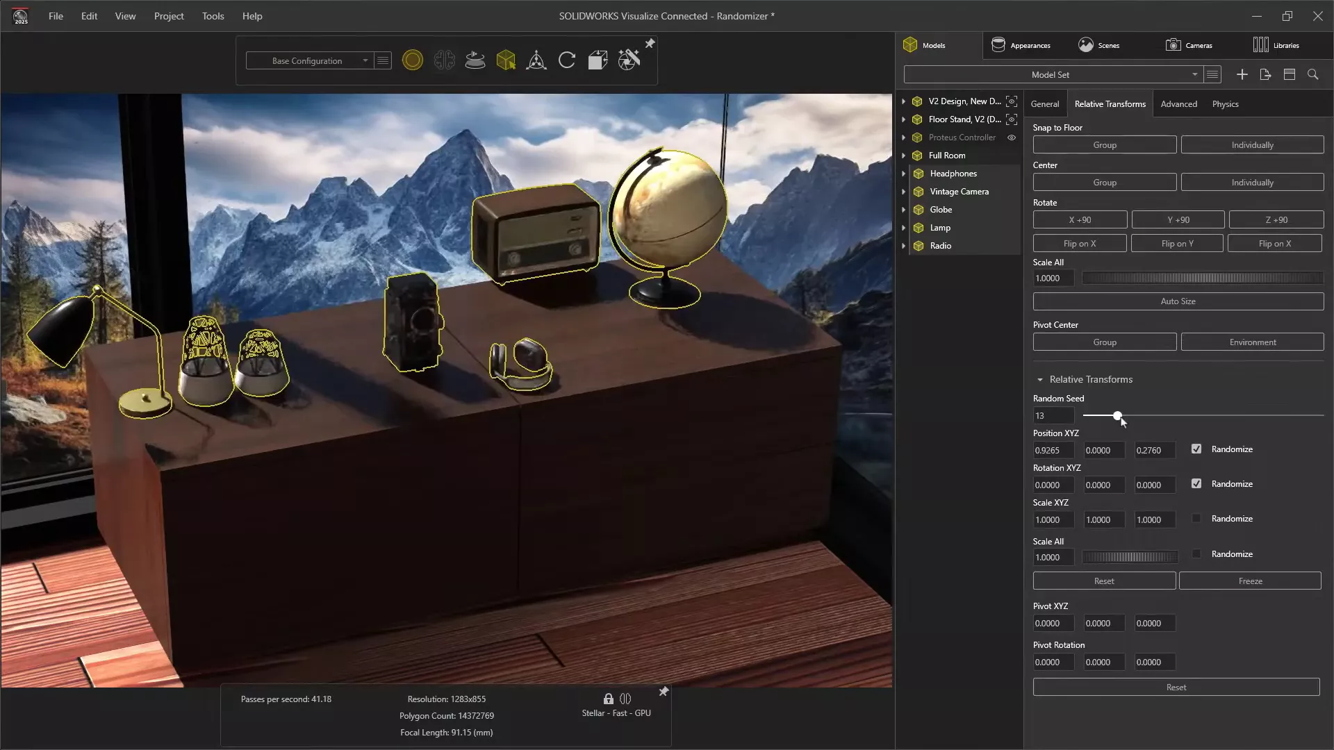 SOLIDWORKS Delivery Day 2025 FD02 Visualize Updates