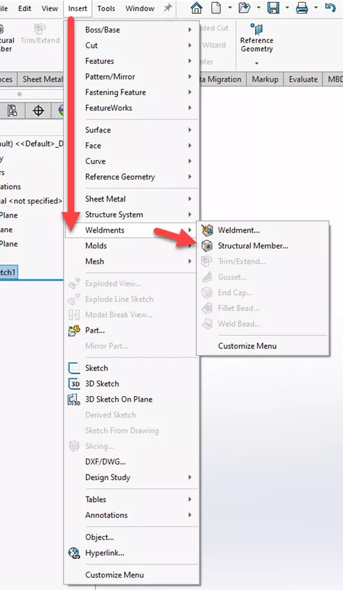 Design with a Custom Weldment Profile in SOLIDWORKS