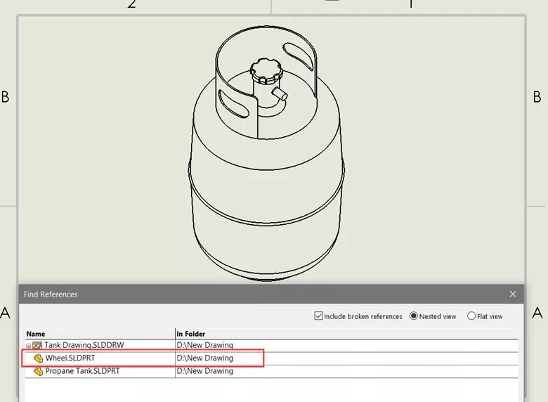 How to Fix SOLIDWORKS Drawing from Referencing Old Files 