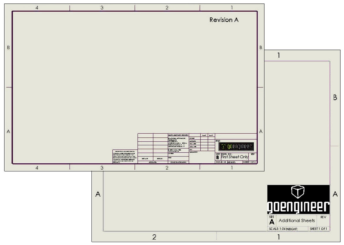 Different SOLIDWORKS Sheet Formats on Each Sheet | GoEngineer