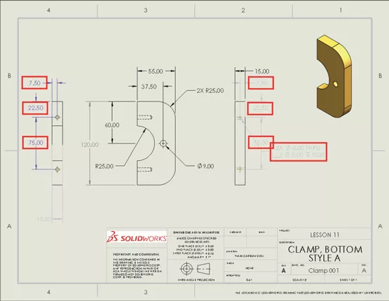 SOLIDWORKS Drawings Training Lesson 11 Overview