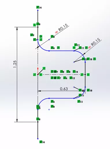 Edit the SOLIDWORKS Cleat Sketch to Create Different Patterns
