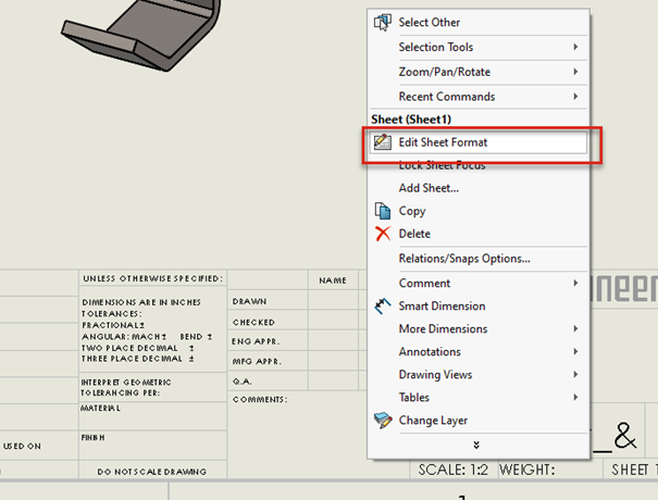 SOLIDWORKS: What is “Title Block Fields”