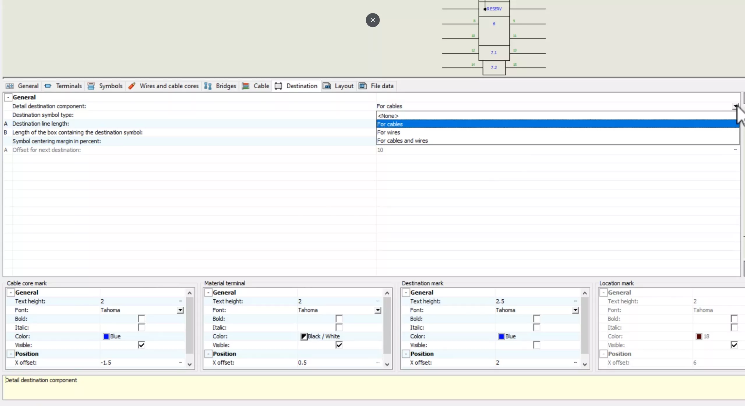 SOLIDWORKS Electrical 2D 2025 Properties