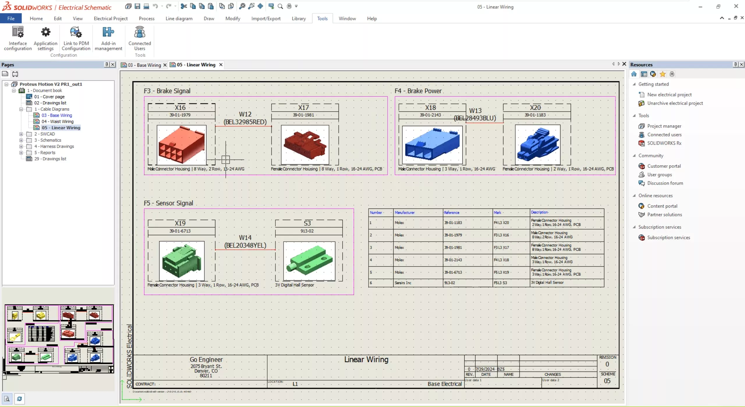 Zoom to Fit in SOLIDWORKS Electrical 2025