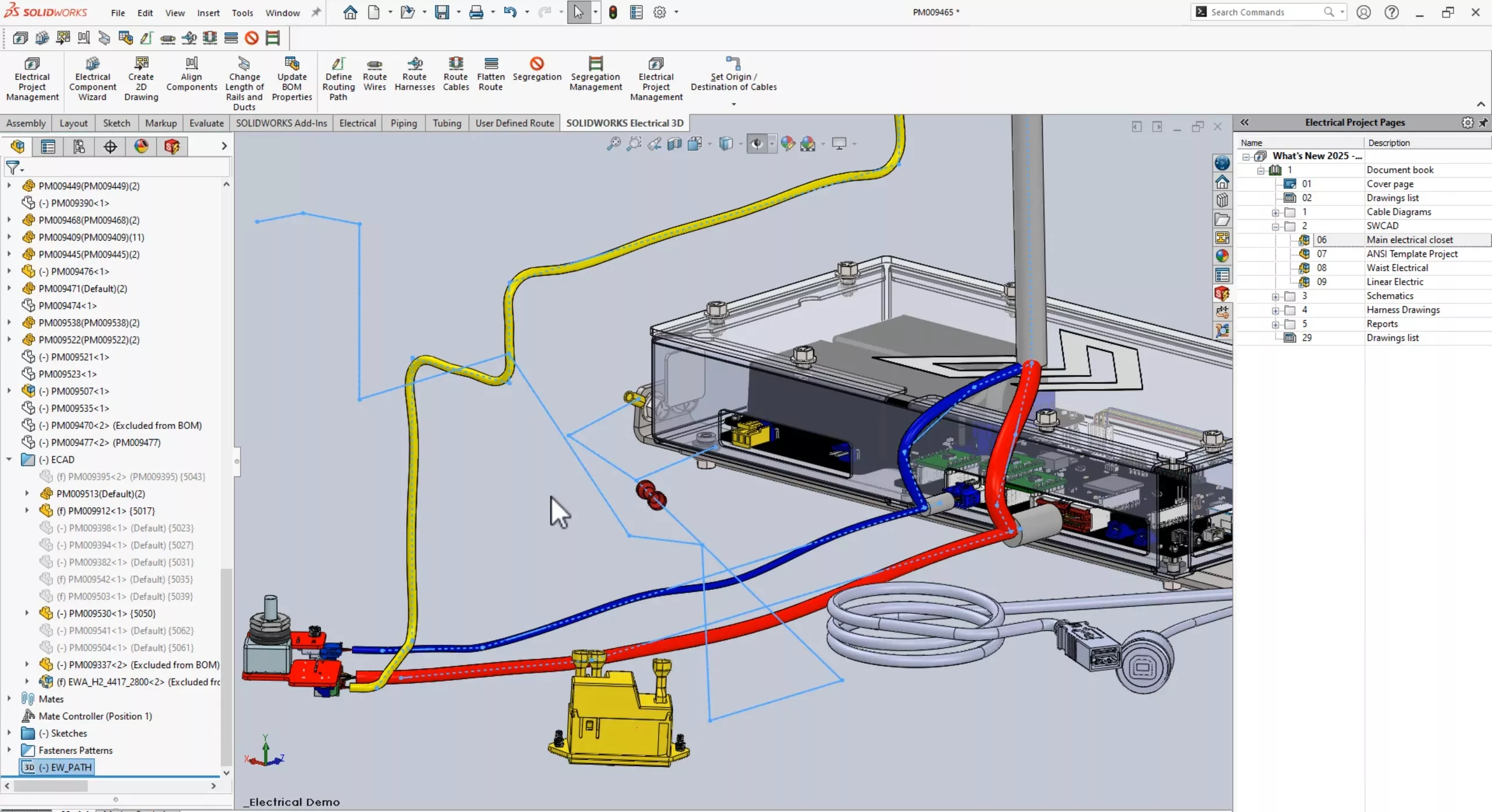 SOLIDWORKS Electrical 3D 2025 Splice Connector