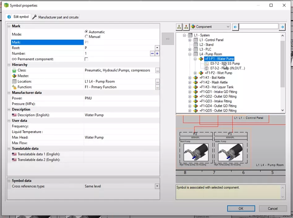 SOLIDWORKS Electrical Component Location Hierarchy 