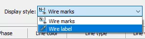 SOLIDWORKS Electrical Display Style Wire Label 