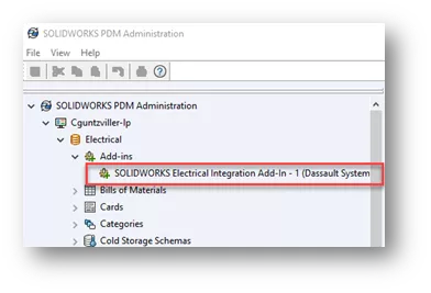 SOLIDWORKS Electrical Integration Add-in 
