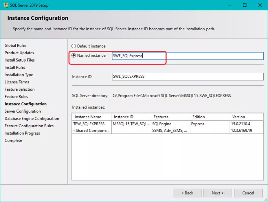 SOLIDWORKS Electrical Manual SQL Instance Configuration 