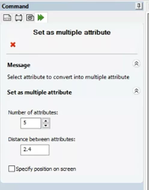 Multiple Attribute Command selections in SOLIDWORKS Electrical 