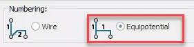 SOLIDWORKS Electrical Numbering Equipotential 