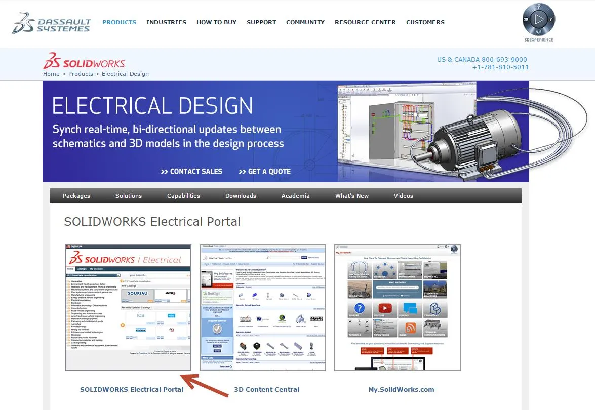 SOLIDWORKS Electrical Portal 