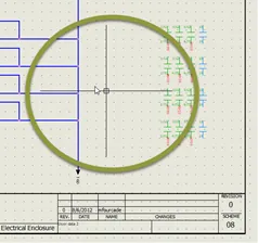 SOLIDWORKS Electrical crosshair pixel set to 10