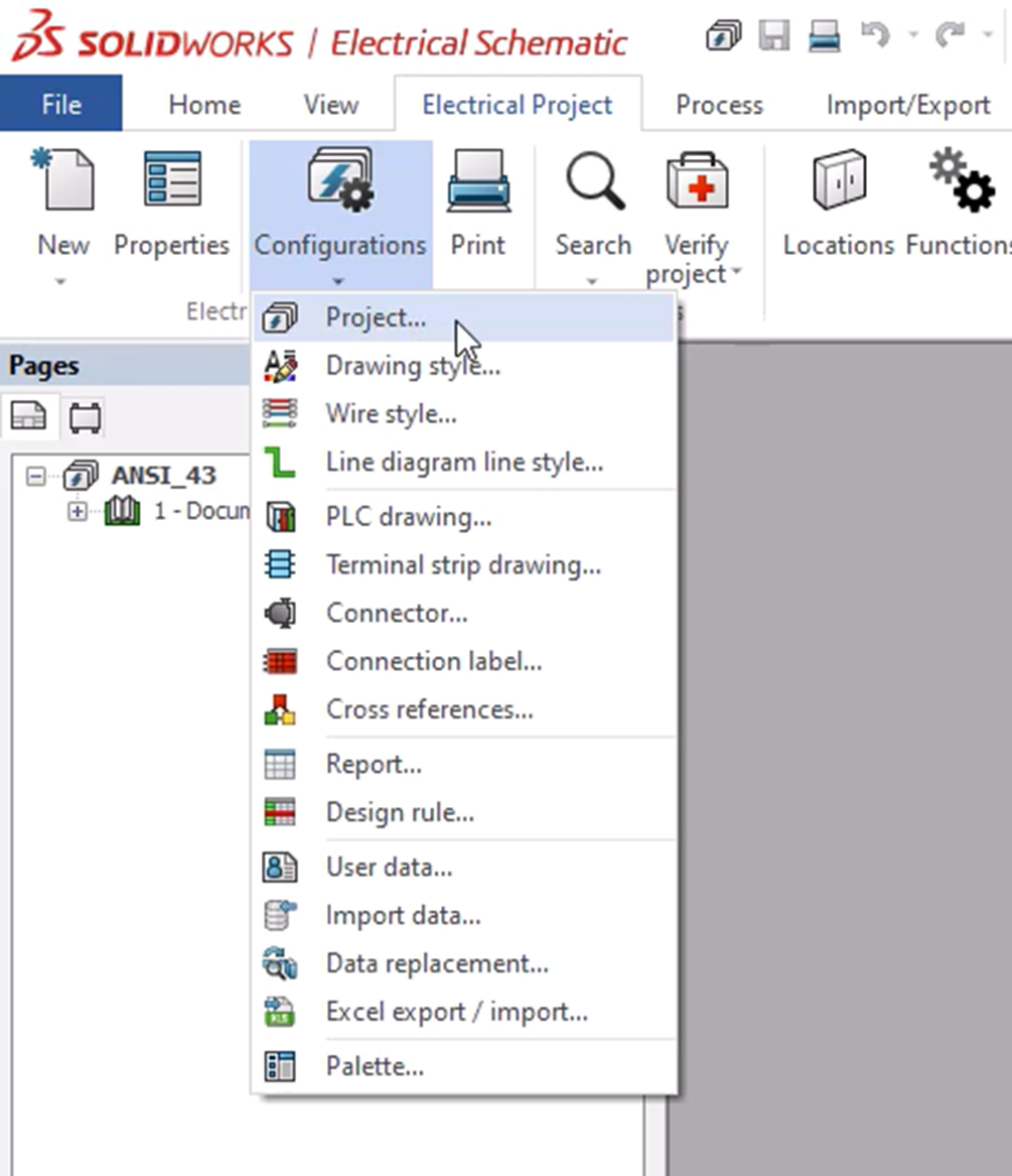 Add a Title Block by Default in SOLIDWORKS Electrical Schematic