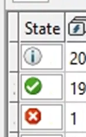 SOLIDWORKS Electrical State Column Symbols