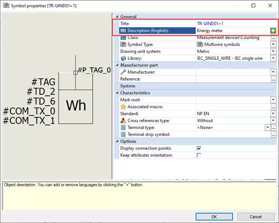 Symbol Properties Options in SOLIDWORKS Electrical 