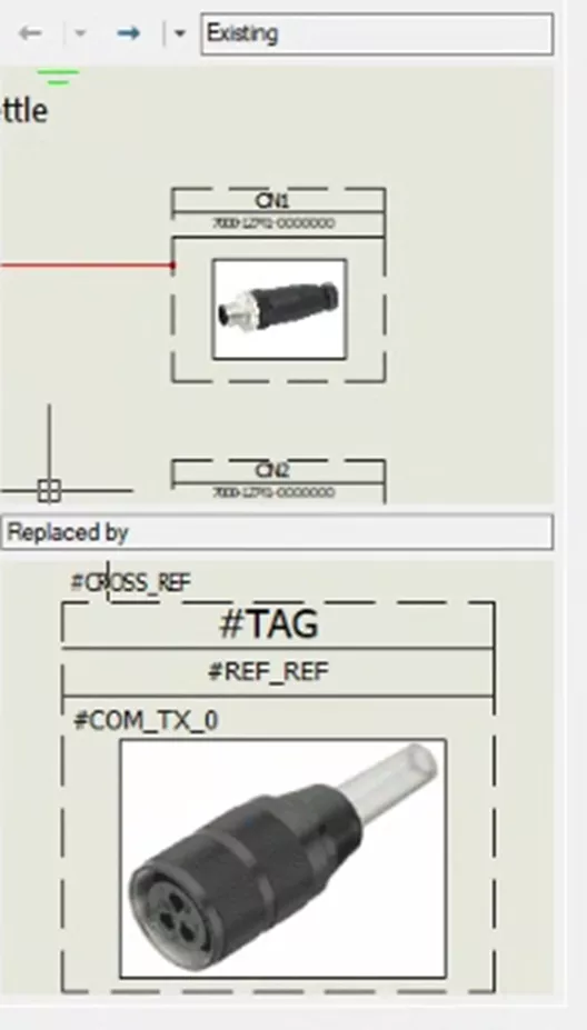 SOLIDWORKS Electrical Symbol Visual Representation 