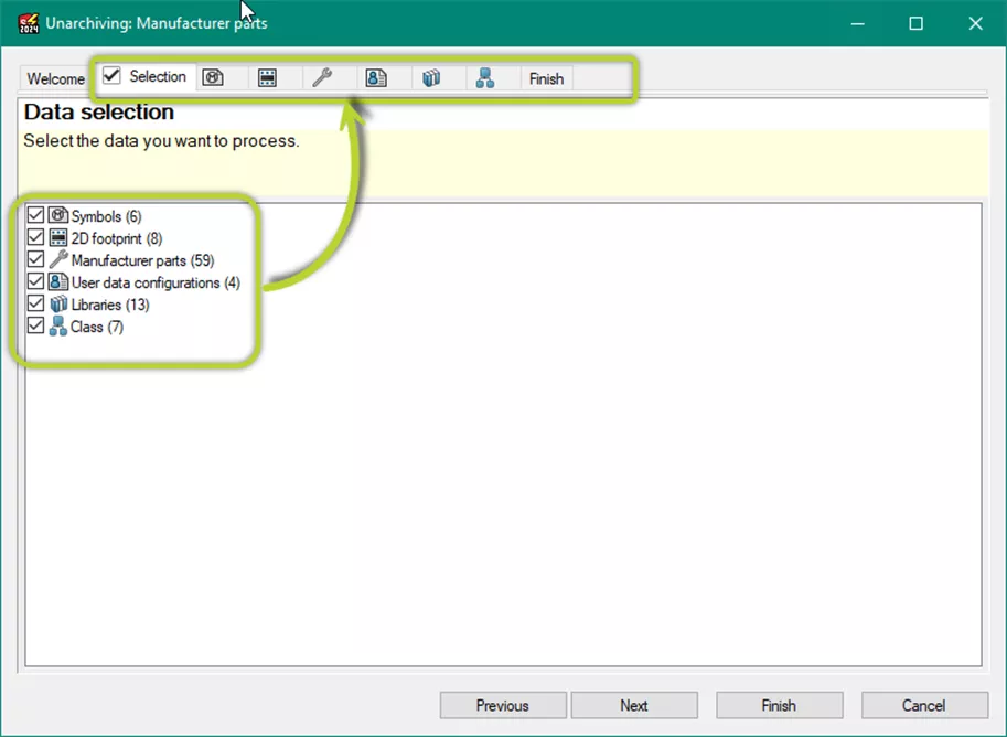 SOLIDWORKS Electrical Schematic Unarchiving Manufacturer Parts