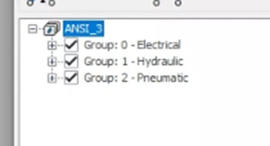 SOLIDWORKS Electrical Wire Style Default Groups