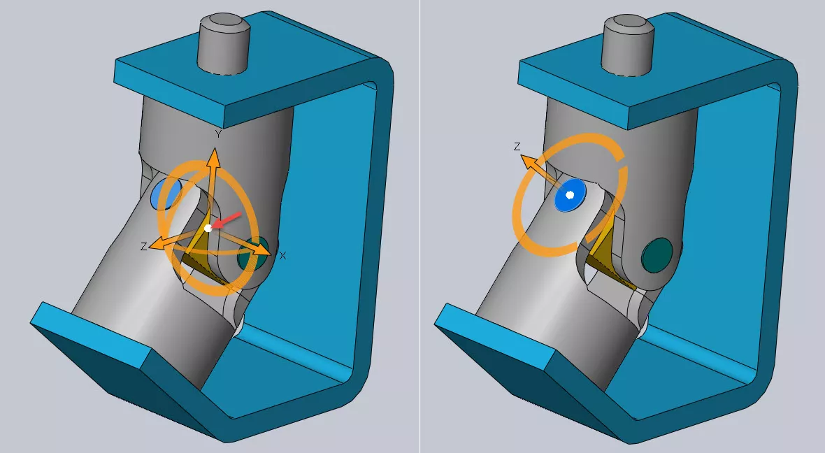 SOLIDWORKS Exploded View Aligning Manipulator